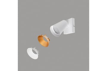 Spot TRIO Sharp 1-del, Mattvit/guld - 1-del, Mattvit/guld - Belysning - Lampor & belysning inomhus - Hall lampa