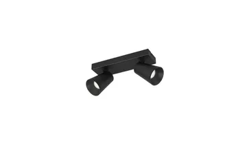 Spot TRIO Sharp 2-del, Mattsvart/guld - 2-del, Mattsvart/guld - Belysning - Lampor & belysning inomhus - Hall lampa