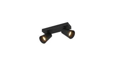 Spot TRIO Sharp 2-del, Mattsvart/guld - 2-del, Mattsvart/guld - Belysning - Lampor & belysning inomhus - Hall lampa