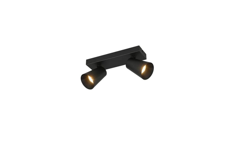 Spot TRIO Sharp 2-del, Mattsvart/guld - 2-del, Mattsvart/guld - Belysning - Lampor & belysning inomhus - Hall lampa