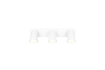 Spot TRIO Sharp 3-del, Mattvit/guld - 3-del, Mattvit/guld - Belysning - Lampor & belysning inomhus - Hall lampa