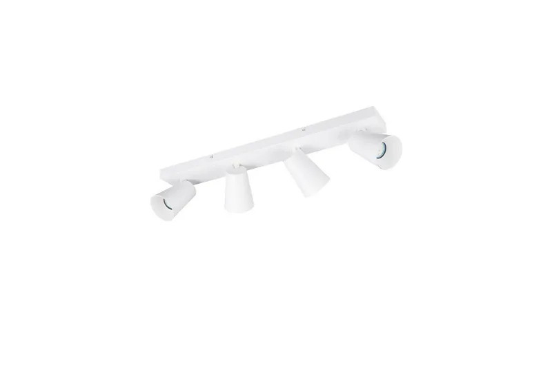 Spot TRIO Sharp 4-del, Mattvit/guld - 4-del, Mattvit/guld - Belysning - Lampor & belysning inomhus - Hall lampa