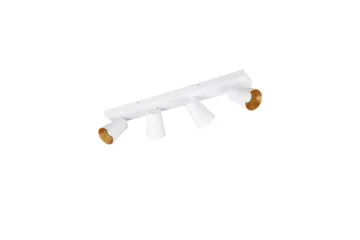 Spot TRIO Sharp 4-del, Mattvit/guld - 4-del, Mattvit/guld - Belysning - Lampor & belysning inomhus - Hall lampa