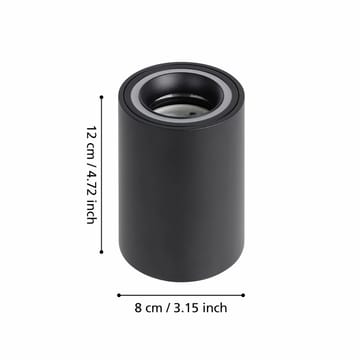 Spotlight Carosso - Svart, Vit - Belysning - Lampor & belysning inomhus - Hall lampa