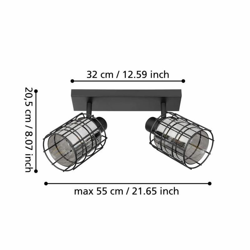 Spotlight Consaca med 2 lampor - 34 cm - Belysning - Lampor & belysning inomhus - Hall lampa