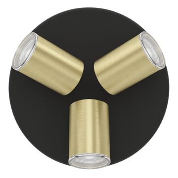 Spotlight Consuma Rund med 3 Lampor - Svart/Mässing - Belysning - Lampor & belysning inomhus - Hall lampa