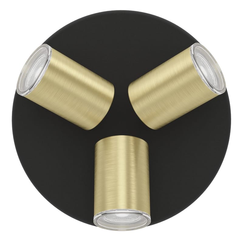 Spotlight Consuma Rund med 3 Lampor - Svart/Mässing - Belysning - Lampor & belysning inomhus - Hall lampa