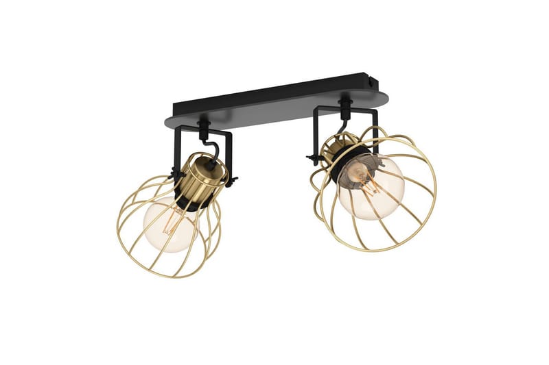 Spotlight Eglo Sambatello med 2 Lampor - Svart/Guld - Belysning - Lampor & belysning inomhus - Hall lampa
