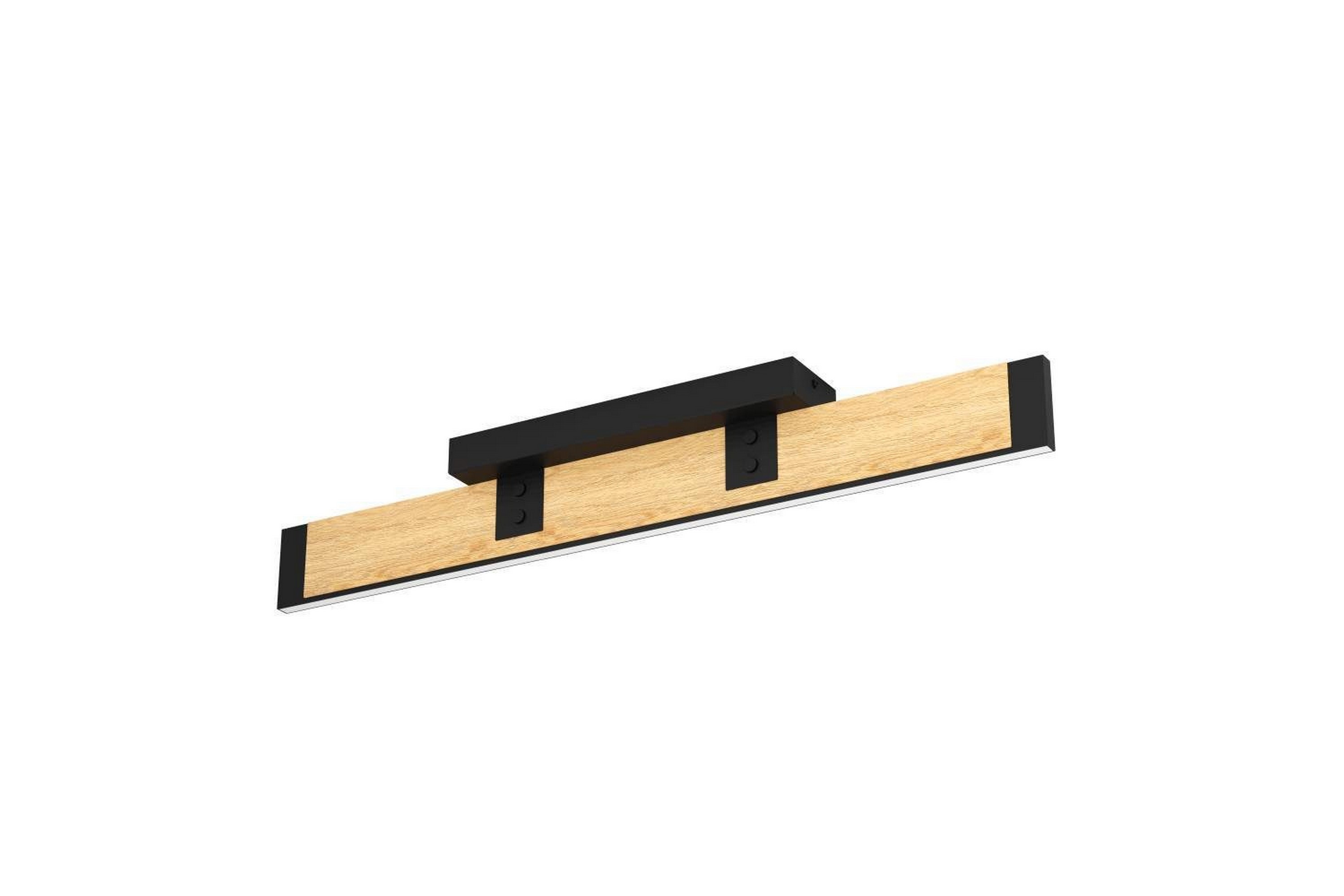 Takbelysning Eglo Caminarro Svart Trä Avlång -