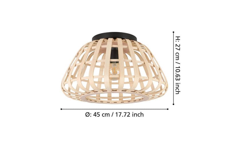Takbelysning Eglo Montezuelo Trä - Belysning - Lampor & belysning inomhus - Taklampa & takbelysning - Kökslampa & taklampa kök