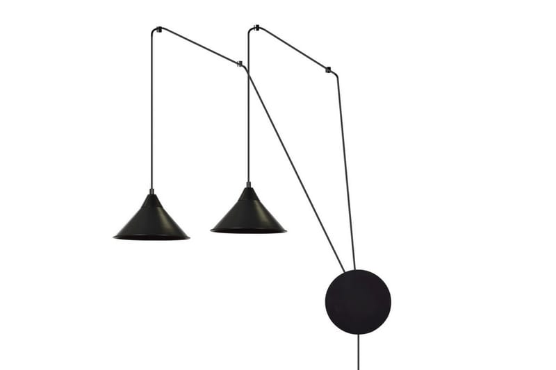 Abramo 2 pendel Svart - Scandinavian Choice - Taklampa sovrum - Kökslampa & taklampa kök - Hall lampa - Fönsterlampa - Pendellampa & hänglampa - Taklampa vardagsrum - Fönsterlampa hängande - Taklampa & takbelysning