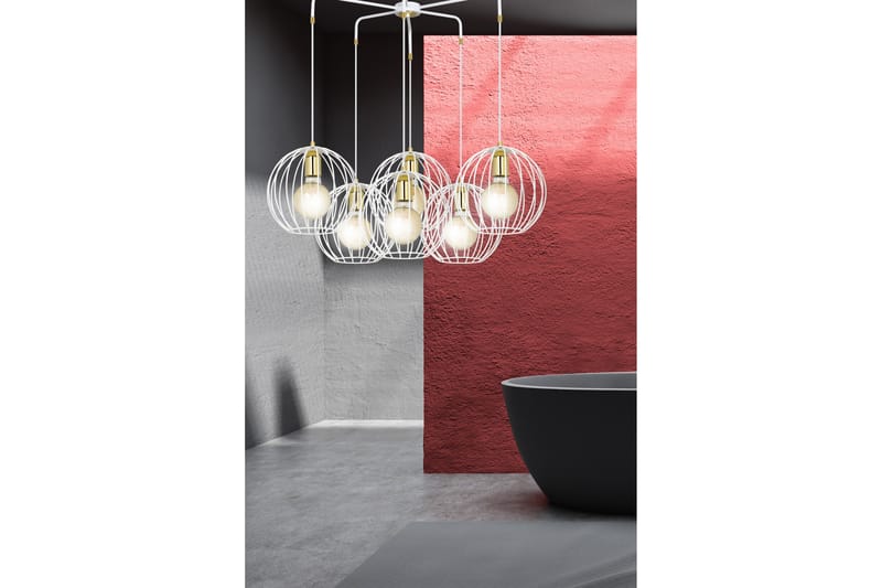 Albio 6 pendel Vit - Scandinavian Choice - Taklampa sovrum - Kökslampa & taklampa kök - Hall lampa - Fönsterlampa - Pendellampa & hänglampa - Taklampa vardagsrum - Fönsterlampa hängande - Taklampa & takbelysning