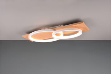 Barca LED plafond 2L mattsvart/ trä - Matt svart - Belysning - Lampor & belysning inomhus - Taklampa & takbelysning - Takplafond