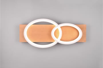 Barca LED plafond 2L mattsvart/ trä - Matt svart - Belysning - Lampor & belysning inomhus - Taklampa & takbelysning - Takplafond