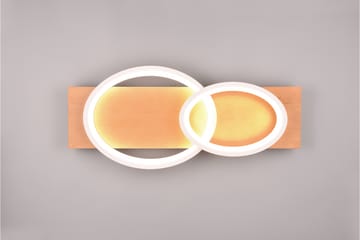 Barca LED plafond 2L mattsvart/ trä - Matt svart - Belysning - Lampor & belysning inomhus - Taklampa & takbelysning - Takplafond