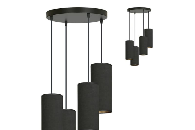 Bente 4 Premium pendel Svart - Scandinavian Choice - Taklampa sovrum - Kökslampa & taklampa kök - Hall lampa - Fönsterlampa - Pendellampa & hänglampa - Taklampa vardagsrum - Fönsterlampa hängande - Taklampa & takbelysning
