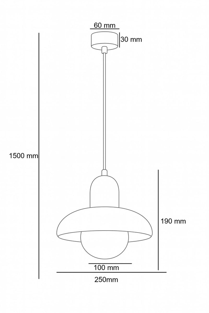 Beylin Pendellampa - Svart Ek Vit - Belysning - Lampor & belysning inomhus - Taklampa & takbelysning - Kristallkrona & takkrona