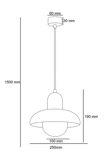 Beylin Pendellampa - Svart Valnöt Vit - Belysning - Lampor & belysning inomhus - Taklampa & takbelysning - Kristallkrona & takkrona