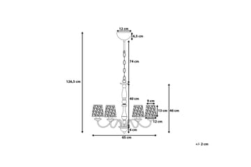 Bradano Taklampa 65 cm - Silver - Belysning - Lampor & belysning inomhus - Taklampa & takbelysning - Kökslampa & taklampa kök
