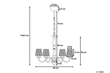 Bradano Taklampa 65 cm - Silver - Belysning - Lampor & belysning inomhus - Taklampa & takbelysning - Kökslampa & taklampa kök