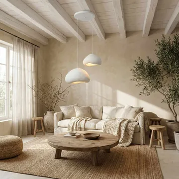 Cadros Pendellampa - Vit - Belysning - Lampor & belysning inomhus - Taklampa & takbelysning - Kristallkrona & takkrona