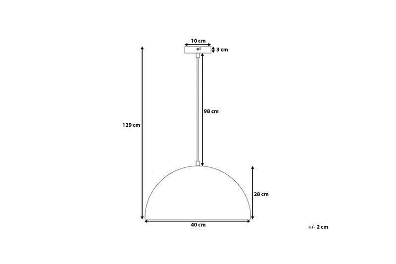 Cetina Taklampa 40 cm - Vit - Belysning - Lampor & belysning inomhus - Taklampa & takbelysning - Kökslampa & taklampa kök