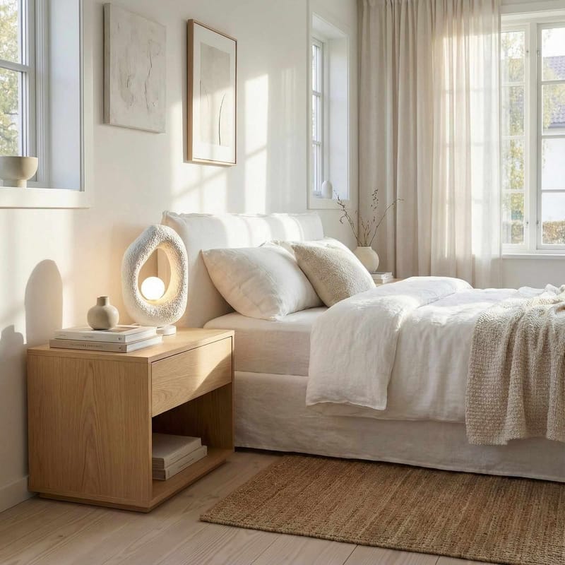 Corlinor Bordslampa - Vit - Belysning - Lampor & belysning inomhus - Taklampa & takbelysning - Kristallkrona & takkrona