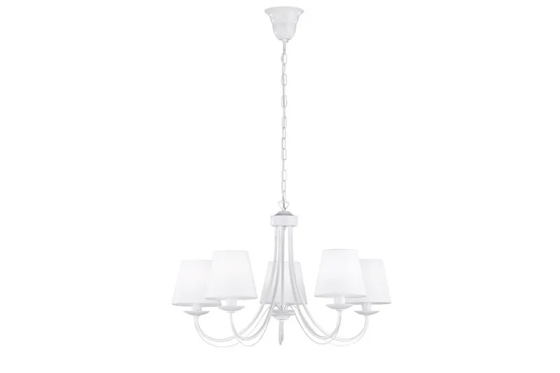 Cortez Ljuskrona 5L  E14 mattvit, Vit