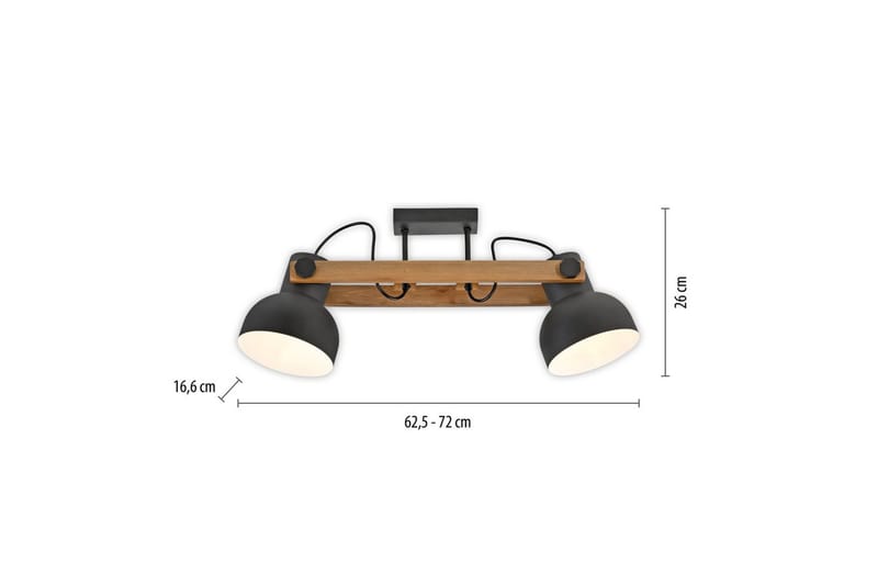 Cup 2.0 Just Light Taklampa - Black - Belysning - Lampor & belysning inomhus - Taklampa & takbelysning - Takplafond