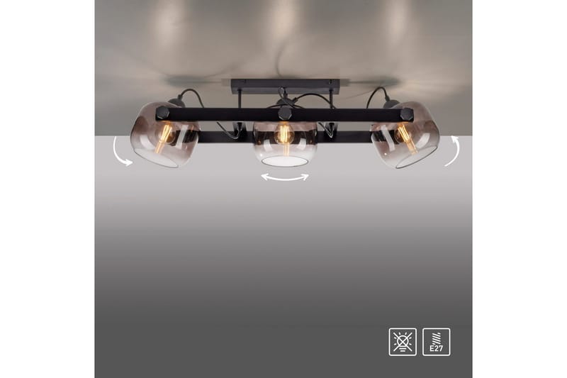 Cup 2.0 Just Light Taklampa - Black - Belysning - Lampor & belysning inomhus - Taklampa & takbelysning - Takplafond