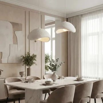 Dasina Pendellampa - Vit - Belysning - Lampor & belysning inomhus - Taklampa & takbelysning - Kristallkrona & takkrona