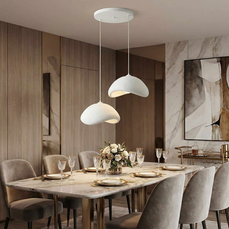 Dasina Pendellampa - Vit - Belysning - Lampor & belysning inomhus - Taklampa & takbelysning - Kristallkrona & takkrona