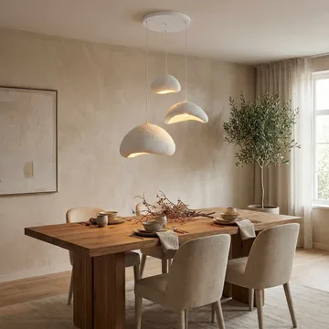 Dasina Pendellampa - Vit - Belysning - Lampor & belysning inomhus - Taklampa & takbelysning - Kristallkrona & takkrona