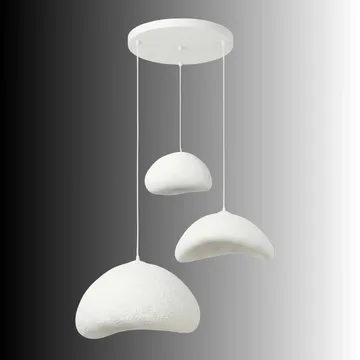 Dasina Pendellampa - Vit - Belysning - Lampor & belysning inomhus - Taklampa & takbelysning - Kristallkrona & takkrona