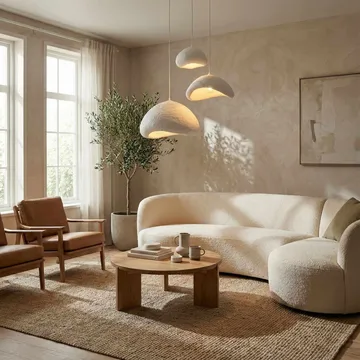 Dasina Pendellampa - Vit - Belysning - Lampor & belysning inomhus - Taklampa & takbelysning - Kristallkrona & takkrona