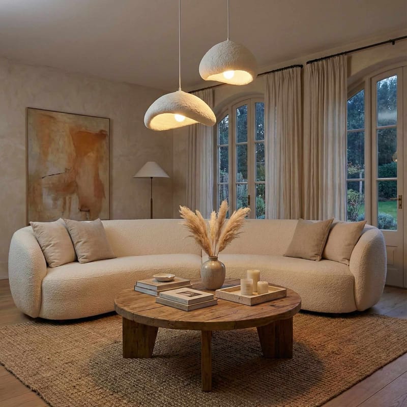 Dasina Pendellampa - Vit - Belysning - Lampor & belysning inomhus - Taklampa & takbelysning - Kristallkrona & takkrona