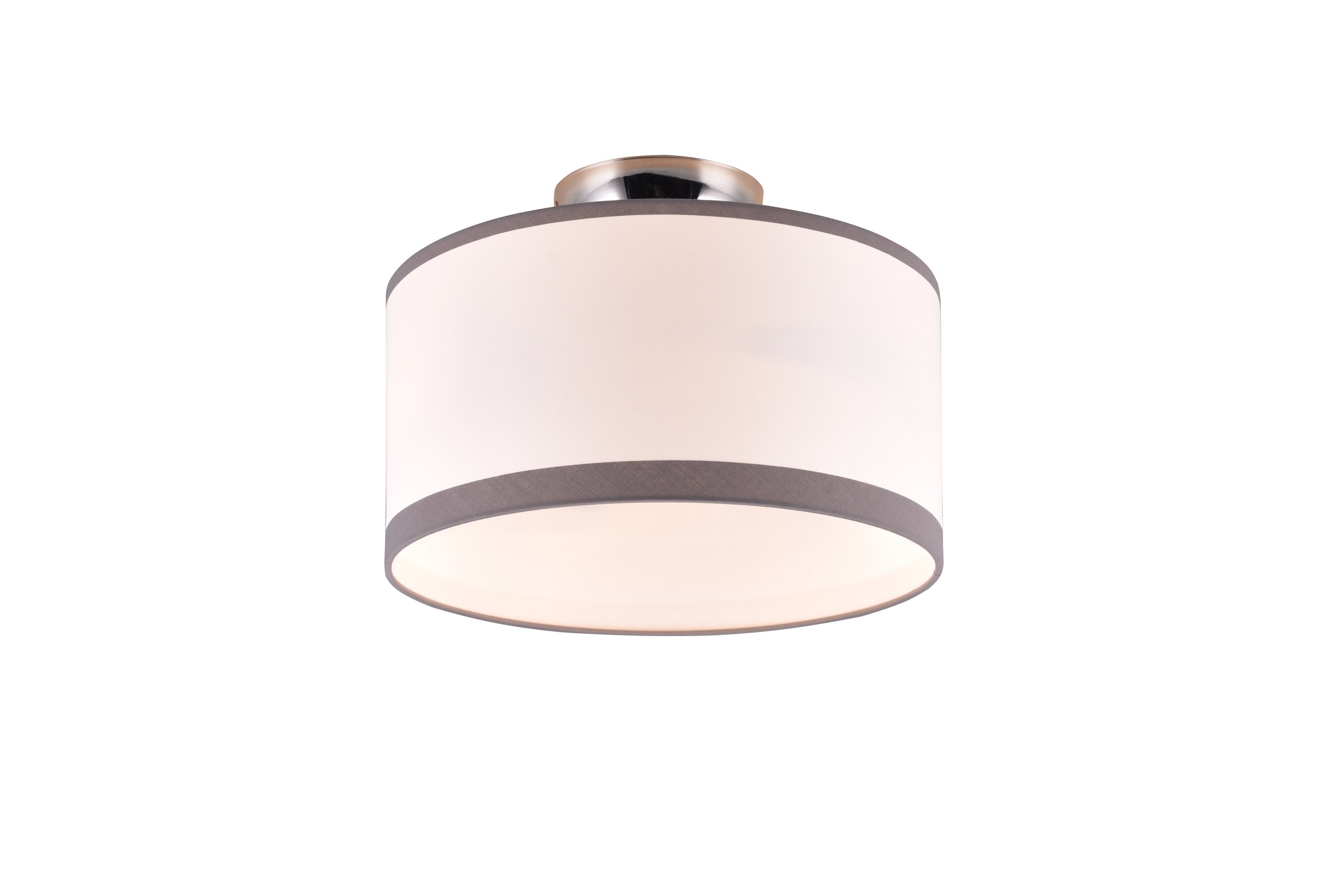 Davos plafond 30 cm 2xE14 krom/vit Krom/Vit