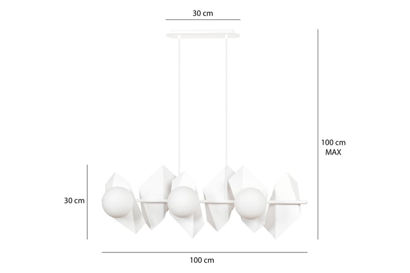 Drifton 6 pendel Vit - Scandinavian Choice - Taklampa sovrum - Kökslampa & taklampa kök - Hall lampa - Fönsterlampa - Pendellampa & hänglampa - Taklampa vardagsrum - Fönsterlampa hängande - Taklampa & takbelysning