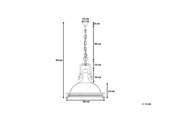Ebron Taklampa 38 cm - Silver - Belysning - Lampor & belysning inomhus - Taklampa & takbelysning - Kökslampa & taklampa kök
