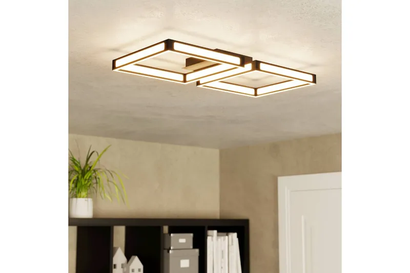 Taklampa Eglo Altaflor 650x300 mm Svart Vit - Vit - Belysning - Lampor & belysning inomhus - Taklampa & takbelysning - Takplafond