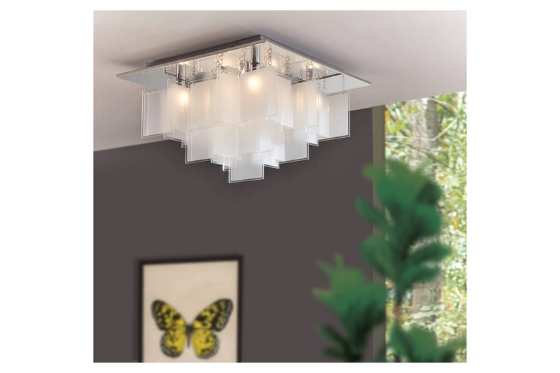 Taklampa Eglo Condrada 1 - Vit/Krom - Belysning - Lampor & belysning inomhus - Hall lampa