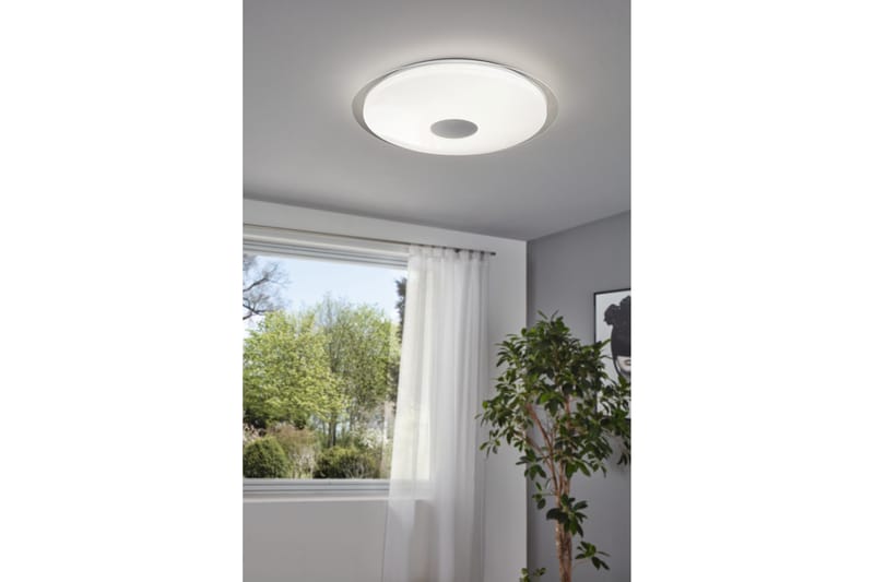 Taklampa Eglo Lanciano - Vit/Silver - Belysning - Lampor & belysning inomhus - Taklampa & takbelysning