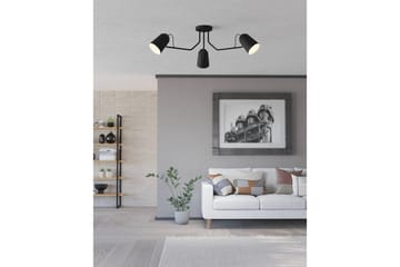 Taklampa Eglo Loreto - Svart/Vit - Belysning - Lampor & belysning inomhus - Taklampa & takbelysning - Takplafond