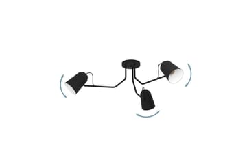 Taklampa Eglo Loreto - Svart/Vit - Belysning - Lampor & belysning inomhus - Taklampa & takbelysning