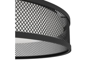 Taklampa Eglo Luppineria Ø385 mm Svart Vit - Svart - Belysning - Lampor & belysning inomhus - Taklampa & takbelysning