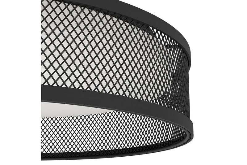 Taklampa Eglo Luppineria Ø385 mm Svart Vit - Svart - Belysning - Lampor & belysning inomhus - Taklampa & takbelysning