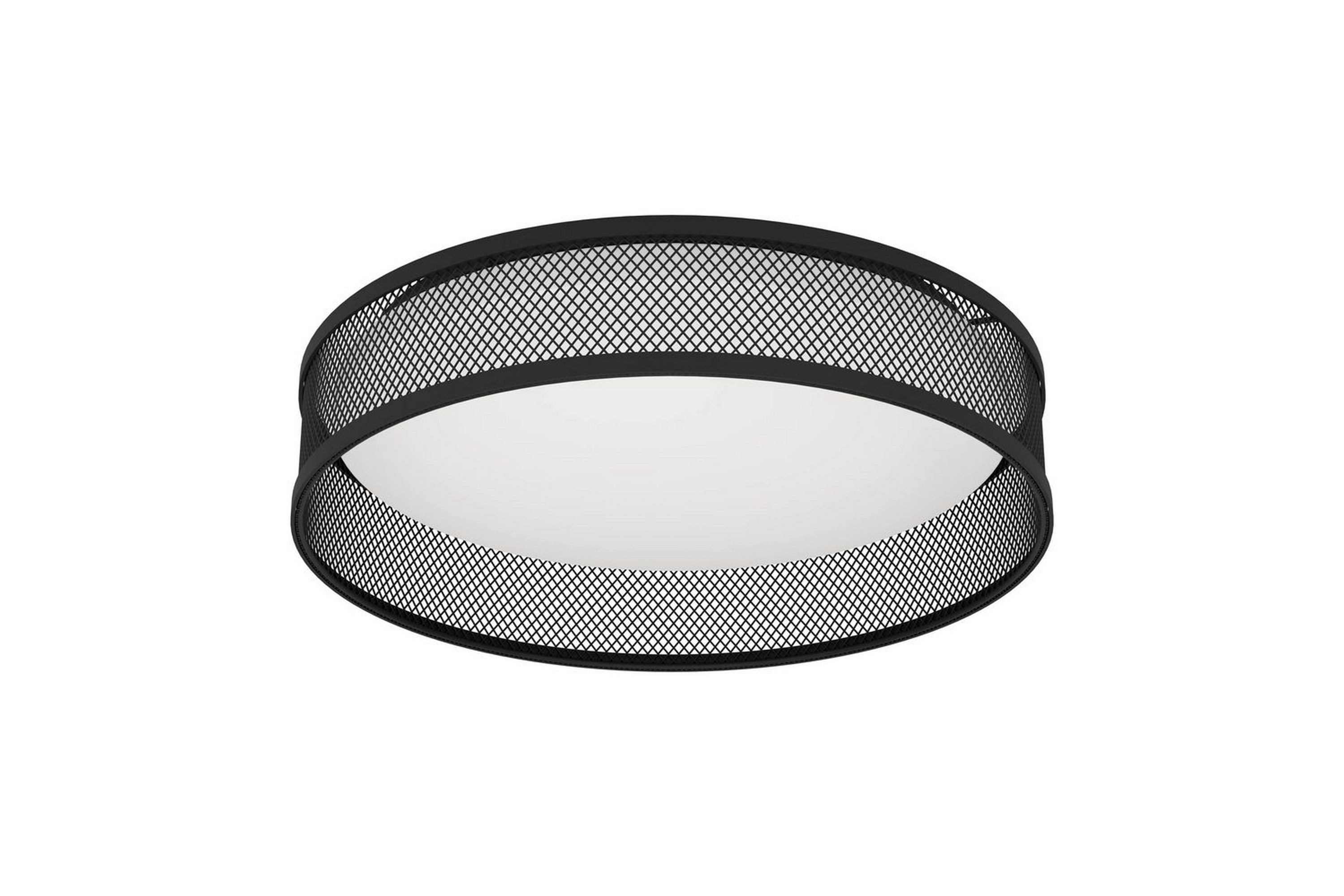 Taklampa Eglo Luppineria Ø385 mm Svart Vit - Svart