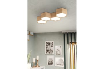 Taklampa Eglo Mirlas med 4 Lampor - Vit - Belysning - Lampor & belysning inomhus - Taklampa & takbelysning