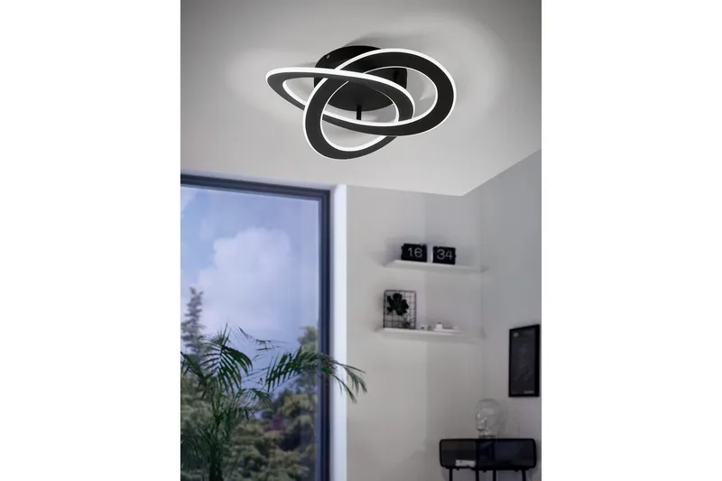 Taklampa Eglo Rolimare Svart/Vit - Svart/Vit - Belysning - Lampor & belysning inomhus - Taklampa & takbelysning - Takplafond
