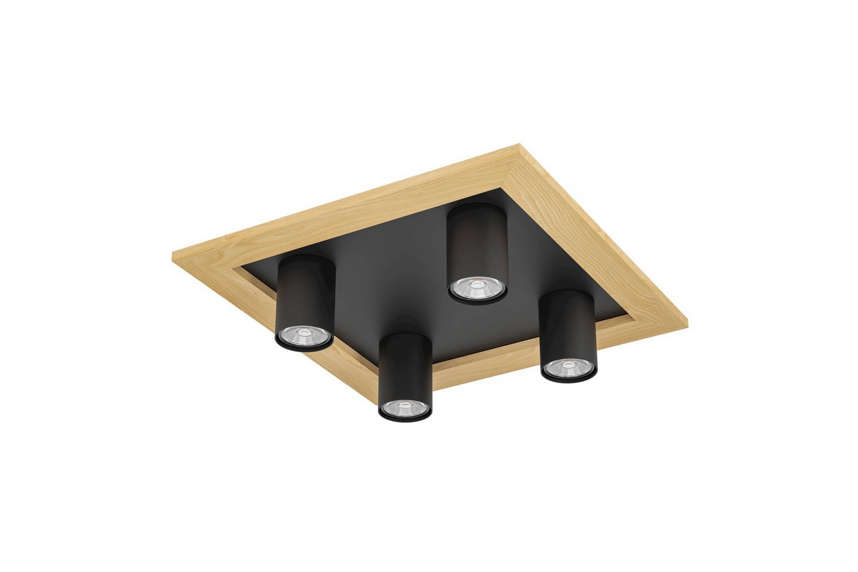 Taklampa Eglo Valcasotto 1 - Svart/Brun